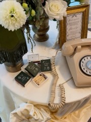 Bej Klasik Retro Telefon görsel 7