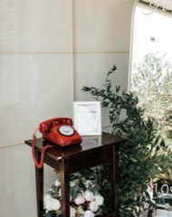 Bordo Klasik Retro Telefon görsel 2