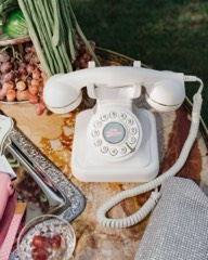 Ivory Klasik Retro Telefon görsel 3