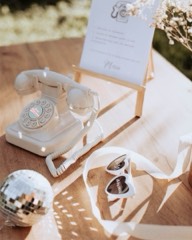 Ivory Klasik Retro Telefon görsel 4