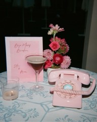 Pembe Klasik Retro Telefon görsel 6