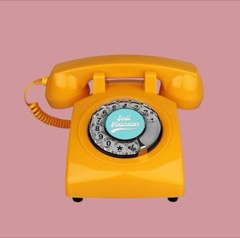 Turuncu Klasik Retro Telefon görsel 1