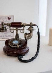 Vintage Brown Telefon görsel 4