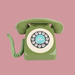 Yeşil Klasik Retro Telefon görsel 1